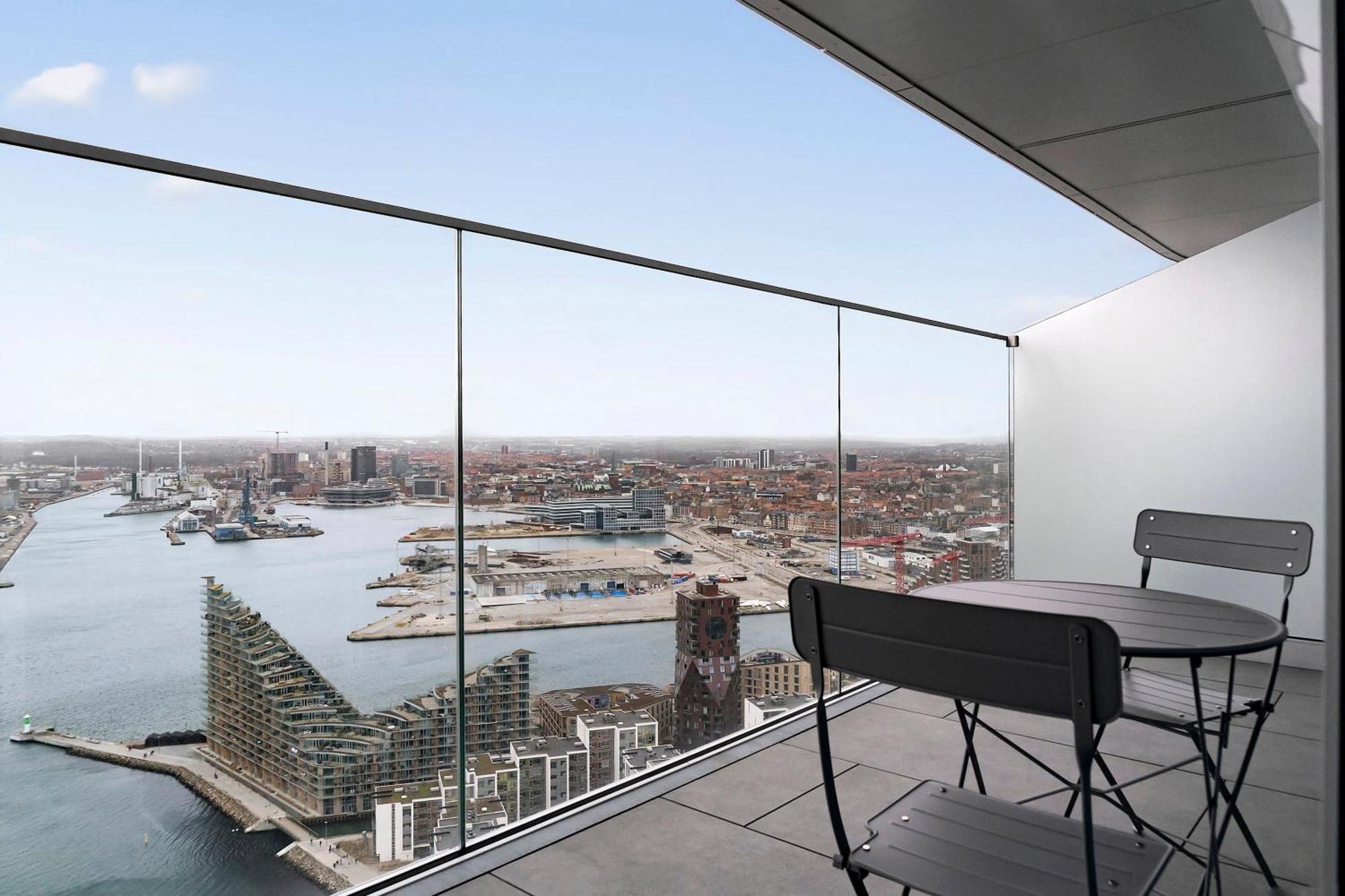 Penthouse Paradise On 39Th Floor Apartment ออร์ฮูช ภายนอก รูปภาพ